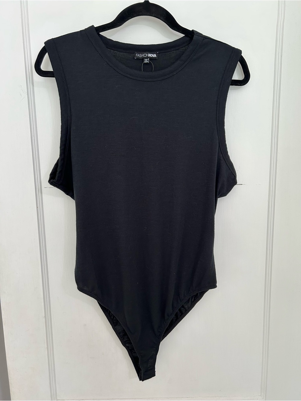 NWOT Fashion Nova Black Bodysuit 1x